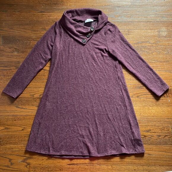 French Gray Anita Sweater Dress - Picture 1 of 4
